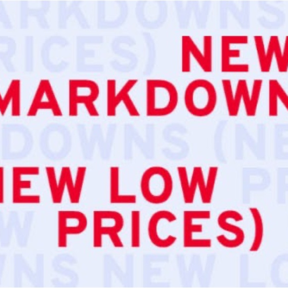 Many New Markdowns/ Closet Clear Out